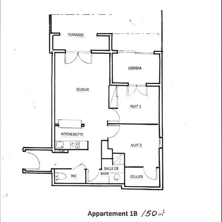 Moderne A De Luchon Vue Montagne 53m² Lägenhet